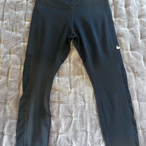 Nike Black Leggings with Elastic Waistband